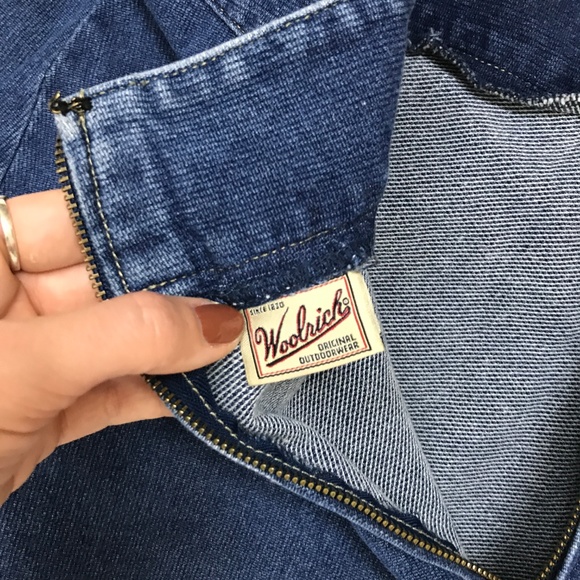 Woolrich A-Line Jean Denim Wrap Skirt 12 - Picture 6 of 6